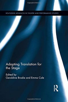 portada Adapting Translation for the Stage (en Inglés)
