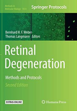 portada Retinal Degeneration: Methods and Protocols