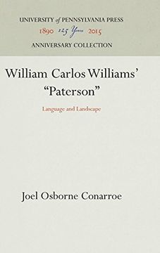 portada William Carlos Williams' "Paterson": Language and Landscape (in English)