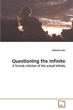 portada questioning the infinite (en Inglés)