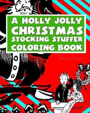 portada A Holly Jolly Christmas Stocking Stuffer Coloring Book (en Inglés)