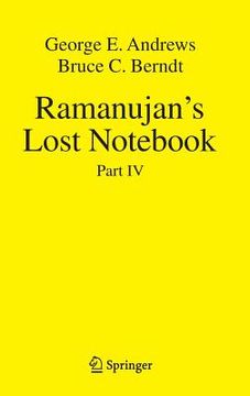 portada ramanujan's lost not: part iv (en Inglés)