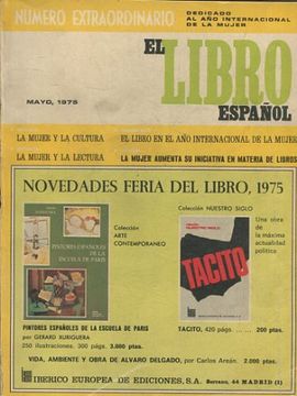 portada NUMERO EXTRAORDINARIO. EL LIBRO ESPAÑOL. MAYO, 1975: EL LIBRO EXIGE RESPETO. LUCES Y SOMBRAS EN EL PANORAMA DE UN AÑO DE LIBROS.