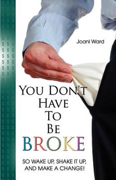 portada you don't have to be broke (en Inglés)