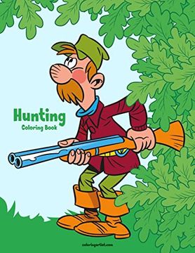 portada Hunting Coloring Book 1 (in English)