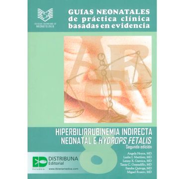 portada GUÍAS NEONATALES DE PRÁCTICA CLÍNICA BASADAS EN EVIDENCIA. GUÍA 8. HIPERBILIRRUBINEMIA NEONATAL E HYDROPS FETALIS. SEGUNDA EDICIÓN