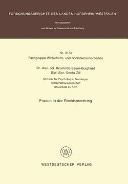portada Frauen in Der Rechtsprechung (in German)