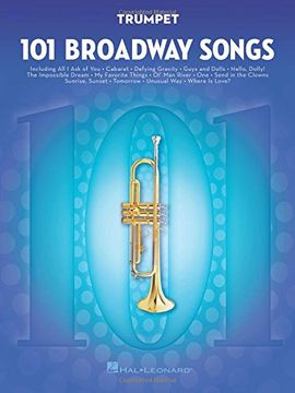 portada 101 Broadway Songs for Trumpet (in English)