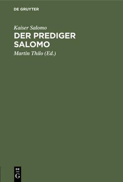 portada Der Prediger Salomo (in German)