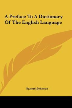 portada a preface to a dictionary of the english language (in English)