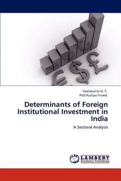 portada determinants of foreign institutional investment in india (en Inglés)