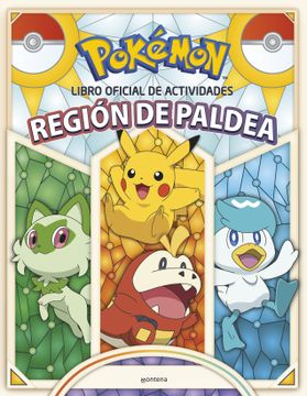 portada Pokémon Libro Oficial de Actividades Paldea (Preventa)