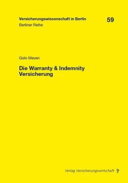 portada Die Warranty & Indemnity Versicherung (in German)