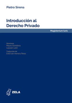 Introducción al derecho privado (in Spanish)