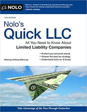 portada Nolo's Quick Llc: All you Need to Know About Limited Liability Companies (en Inglés)