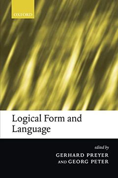 portada Logical Form and Language (en Inglés)
