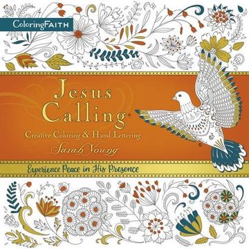 portada Jesus Calling Adult Coloring Book:  Creative Coloring and   Hand Lettering (Coloring Faith)