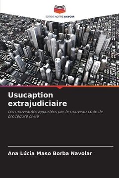 portada Usucaption extrajudiciaire (in French)