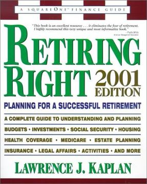 portada Retiring Right~2001 Edition~Planning for a Succesful Retirement