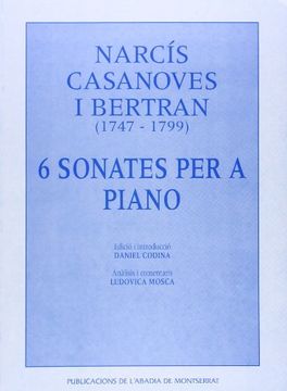 portada 6 Sonates per a Piano (en Catalá)