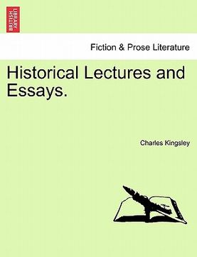 portada historical lectures and essays.