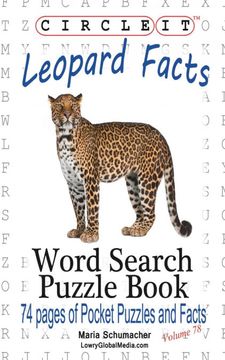 portada Circle it, Leopard Facts, Word Search, Puzzle Book (en Inglés)