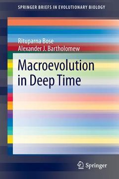 portada macroevolution in deep time (en Inglés)