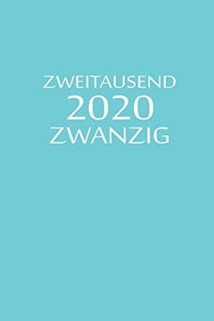 portada Zweitausend Zwanzig 2020: Ladyplaner 2020 a5 Blau (en Alemán)