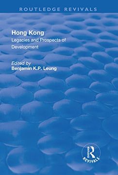 portada Hong Kong: Legacies and Prospects of Development (en Inglés)