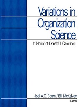 portada variations in organization science: in honor of donald t campbell