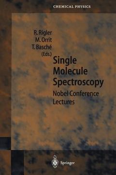 portada single molecule spectroscopy: nobel conference lectures