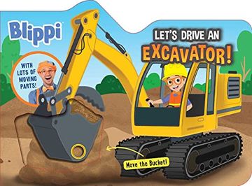 portada Blippi: Let'S Drive an Excavator (Deluxe Board Book) (in English)