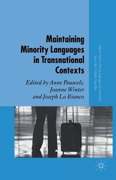 portada Maintaining Minority Languages in Transnational Contexts (en Inglés)