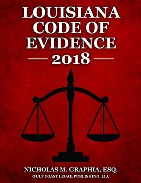portada Louisiana Code of Evidence 2018 (in English)