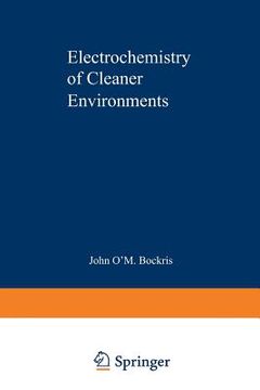 portada Electrochemistry of Cleaner Environments (en Inglés)