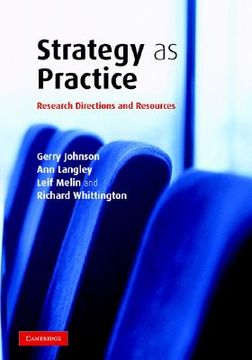 portada Strategy as Practice: Research Directions and Resources (en Inglés)