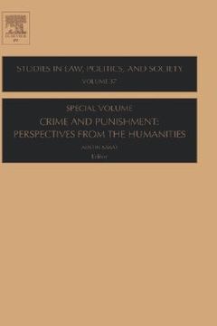 portada studies in law, politics, and society: crime and punishment: perspectives from the humanities