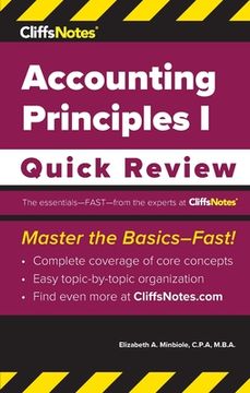 portada Cliffsnotes Accounting Principles i: Quick Review 