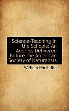 portada science-teaching in the schools: an address delivered before the american society of naturalists