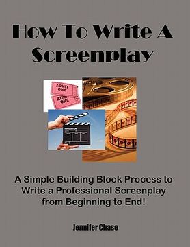 portada how to write a screenplay (en Inglés)
