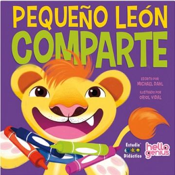 portada Pequeño Leon Comparte- Libro Educativo