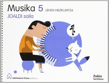 portada Musika 5 Lehen Hizkuntza Joaldi Saila Jakintzaren Etxea Euskera Zubia