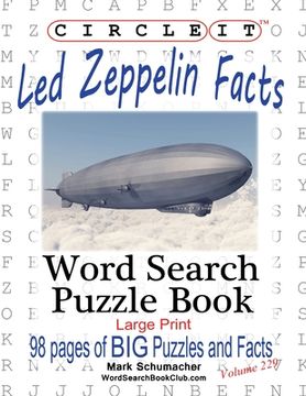 portada Circle It, Led Zeppelin Facts, Word Search, Puzzle Book 