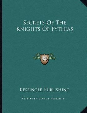 portada secrets of the knights of pythias
