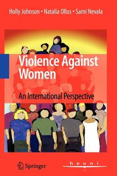 portada violence against women: an international perspective (en Inglés)