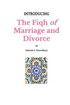 portada Introducing The Fiqh of Marriage and Divorce: Outlines and Basic Rulings