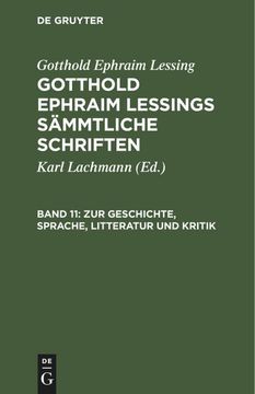 portada Zur Geschichte, Sprache, Litteratur und Kritik: (Fortsetzung. ) (en Alemán)