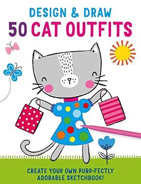 portada Design and Draw 50 cat Outfits (Iseek) (en Inglés)