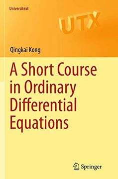 portada A Short Course in Ordinary Differential Equations (en Inglés)