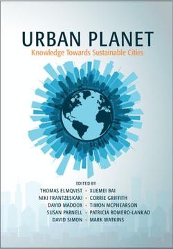 portada Urban Planet: Knowledge Towards Sustainable Cities 